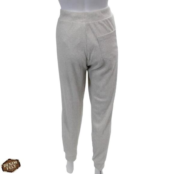 Alo Yoga Muse Hoodie & Sweatpants Ribbed Lounge 2 Piece Set Ivory Size Small - Picture 8 of 16